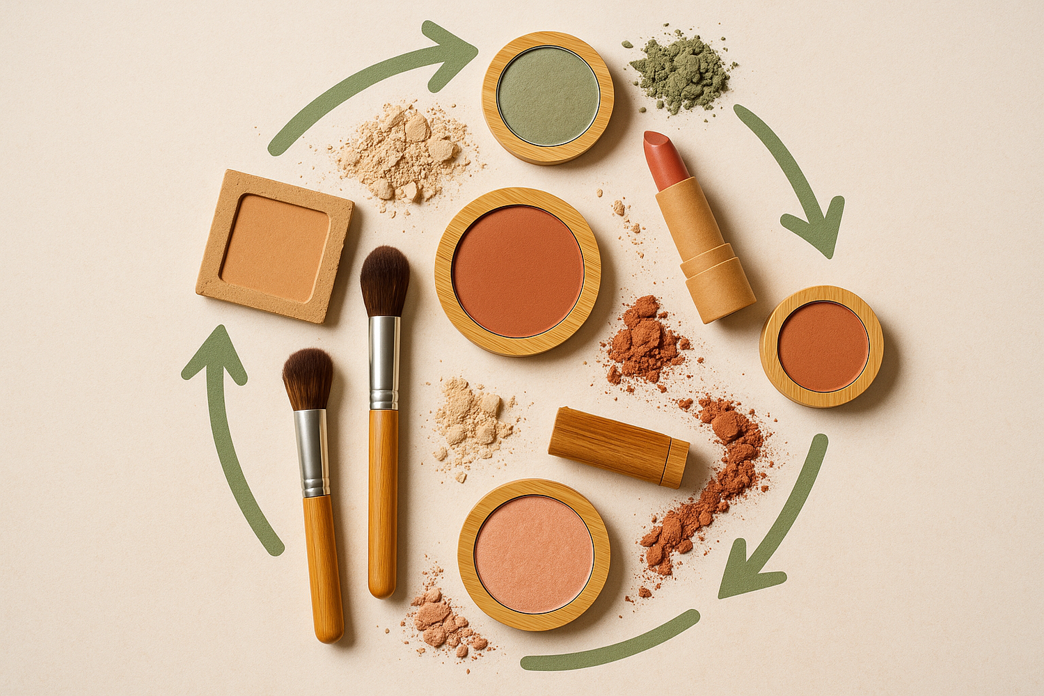 circulaire/sustainable  make-up visual